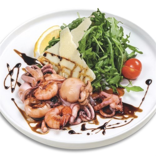 Рукола с морепродуктами 1002651